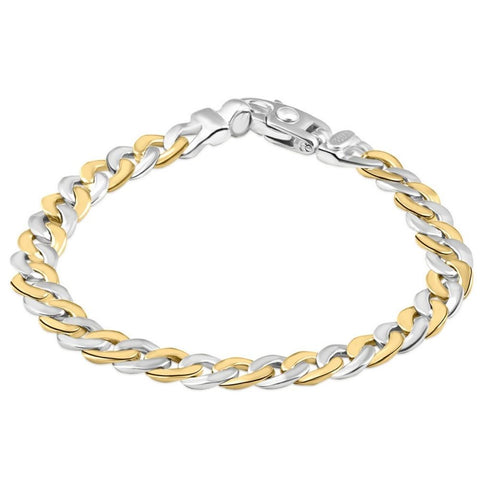 Men's Cuban 14k Gold (31gram) or Platinum (47gram) 8mm Link Bracelet 8.25"