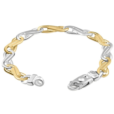 Men's solid 14k Gold (30gram) or Platinum (49gram) 5mm Link Bracelet 8"