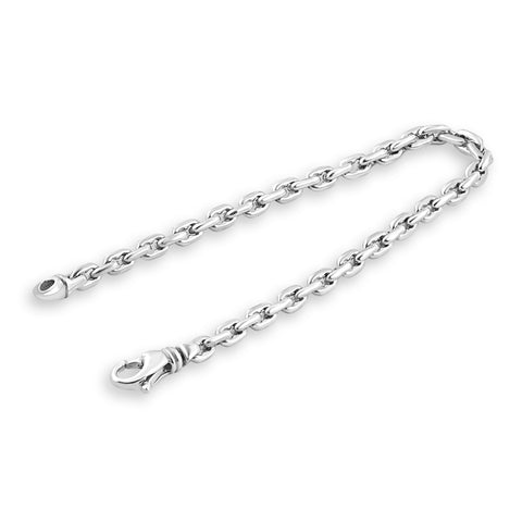 Men's 14k Gold (16gram) or Platinum (23gram) 4.5mm Link Bracelet 8.5"