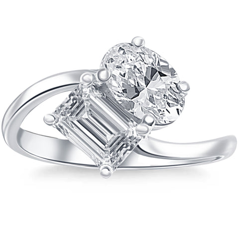 Emerald Cut Diamond Solitaire Engagement Ring 2024 | towncentervb.com