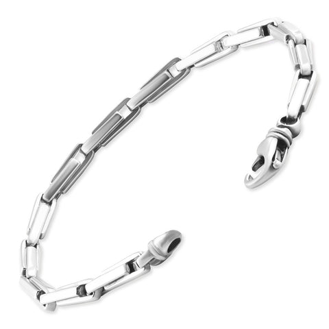 Men's 14k Gold (23gram) or Platinum (38gram) 4.5mm Link Bracelet 8.5"