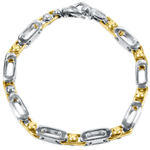 Men's Designer Mariner Link 14k Gold (36gram) or Platinum (59gram) 5.5mm Bracelet 8.25"