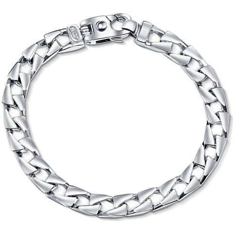 Men's Curb Link 14k Gold (43gram) or Platinum (70gram) 8mm Bracelet 8.5"