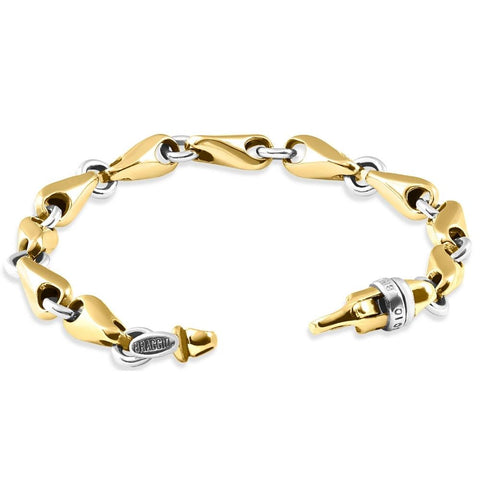 Men's Link 14k Gold (47gram) or Platinum (75gram) 8mm Bracelet 8.5"