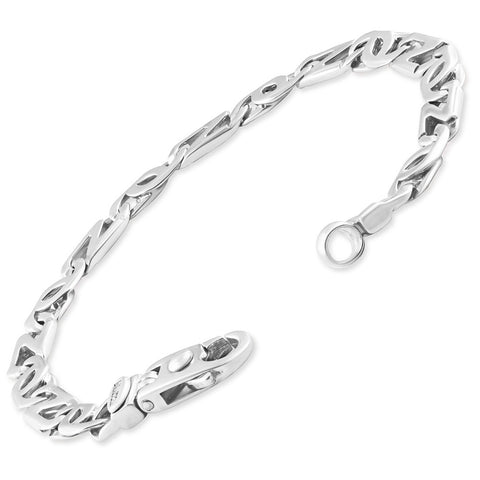 Men's Designer Mariner Link 14k Gold (26gram) or Platinum (42gram) 7mm Bracelet 9"