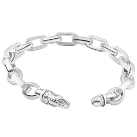 Men's Heavy Rolo & Round link 14k Gold (66gram) or Platinum (106gram) 11mm Bracelet 8.5"