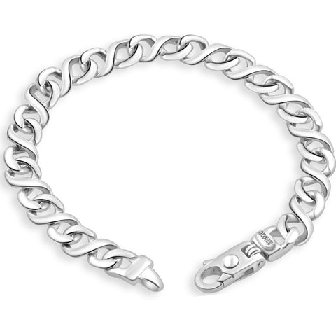 Men's Link 14k Gold (33gram) or Platinum (54gram) Bracelet 8.5"