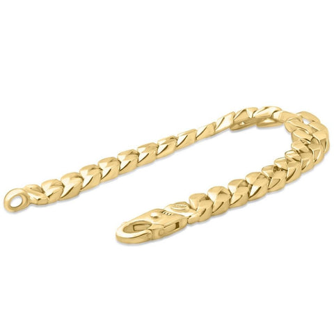 Men's Cuban Link 14k Gold (90gram) or Platinum (144gram) 14mm Bracelet 9"