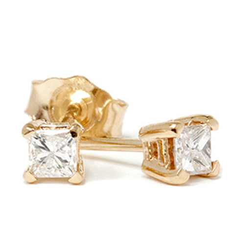 1/4ct Diamond Studs 14K Yellow Gold