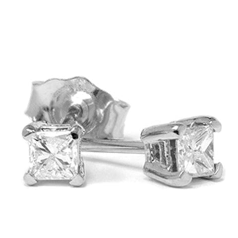 1/3ct Diamond Studs 14K White Gold