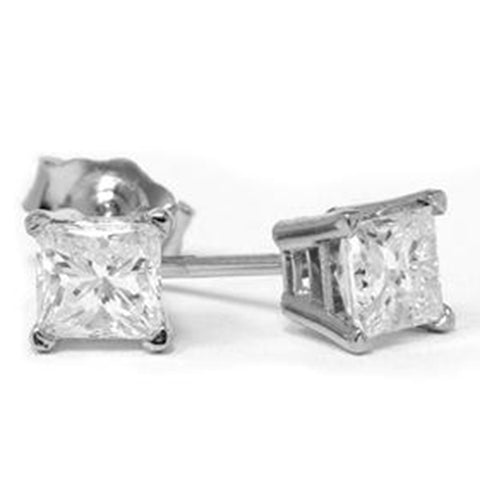 3/8ct Diamond Studs 14K White Gold