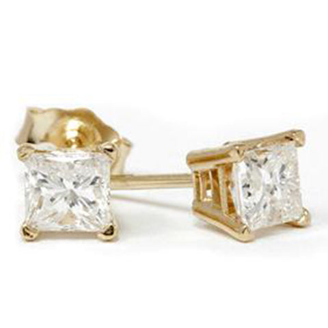 3/8ct Diamond Studs 14K Yellow Gold