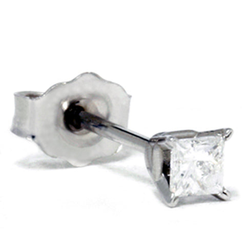 1/8ct Diamond Stud 14K White Gold