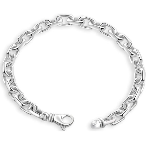 Men's 14k Gold (36gram) or Platinum (72gram) 6.5mm Link Bracelet 8.5"