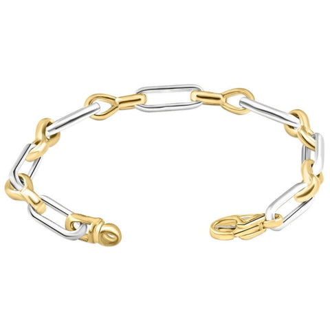 Men's link 14k Gold (31gram) or Platinum (50gram) 7mm Bracelet 8.5"