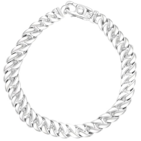 Men's Cuban Link 14k Gold (61gram) or Platinum (98gram) 9mm Bracelet 8.5"