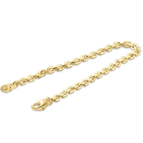 Men's 14k Gold (18gram) or Platinum (33gram) 3.5mm Link Bracelet 8.5"