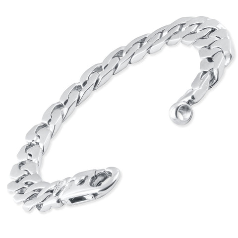 Men's Curb Link 14k Gold (69gram) or Platinum (111gram) 11.5mm Bracelet 8.5"