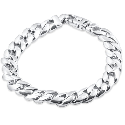 Men's Cuban Link 14k Gold (67gram) or Platinum (107gram) 10.5mm Bracelet 8.75"