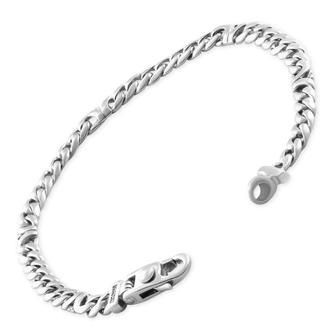 Men's Curb Link 14k Gold (20gram) or Platinum (33gram) 5.5mm Bracelet 8.5"