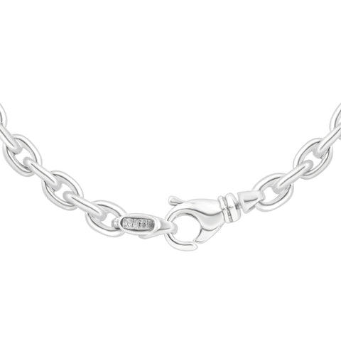 Men's 14k Gold (49gram) or Platinum (92gram) 5.5mm Link Chain Necklace 20"