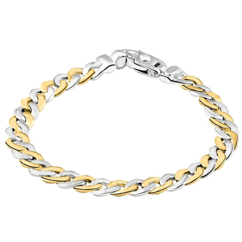 Men's Cuban 14k Gold (31gram) or Platinum (47gram) 8mm Link Bracelet 8.25"