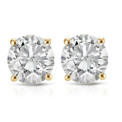 1/3ct Diamond Studs 14K Yellow Gold