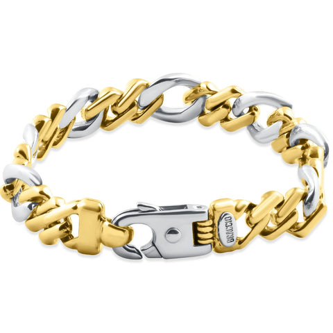 Men's Link 14k Gold (48gram) or Platinum (77gram) 9.5-11mm Bracelet 8.25"