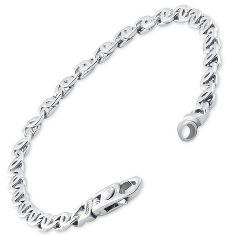 Men's Designer Mariner Link 14k Gold (18gram) or Platinum (30gram) 5.5mm Bracelet 8.25"