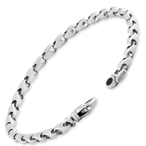 Men's Link 14k Gold (27gram) or Platinum (43gram) 5.5mm Bracelet 8"