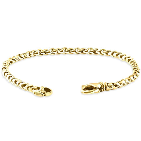 Men's 14k Gold (15gram) or Platinum (24gram) 5mm Link Bracelet 8.5"