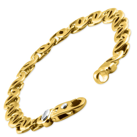 Men's Designer Mariner Link 14k Gold (40gram) or Platinum (65gram) 9mm Bracelet 8.5"