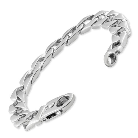 Men's 14k Gold (66gram) or Platinum (106gram) 11.5mm Link Bracelet 8.5"