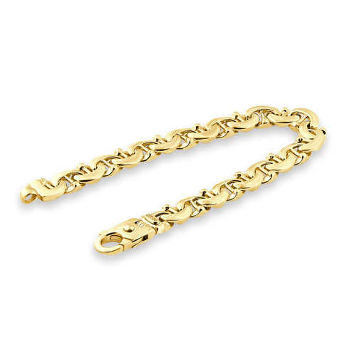 Men's Mariner 14k Gold (62gram) or Platinum (100gram) 10.5mm Link Bracelet 8.25"