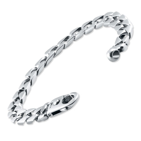 Men's Curb Link 14k Gold (50gram) or Platinum (80gram) 10mm Bracelet 8.5"