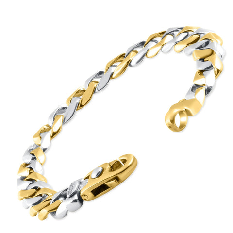 Men's Curb Link 14k Gold (37gram) or Platinum (60gram) 10mm Bracelet 8.25"