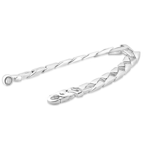 Men's Solid 14k Gold (54grams) or Platinum (84gram) 10mm Cuban Link Bracelet 9"