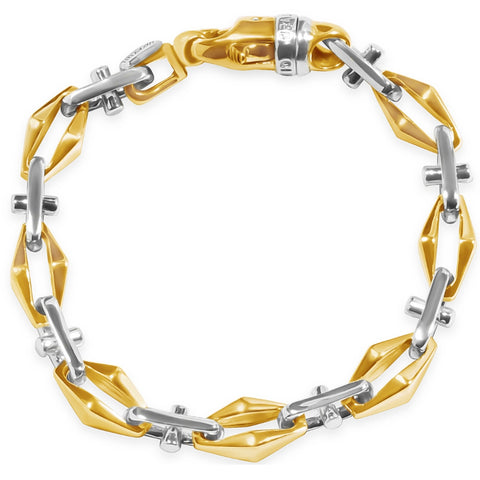 Men's Designer Mariner Link 14k Gold (48gram) or Platinum (77gram) 7-8.5mm Bracelet 8.25"