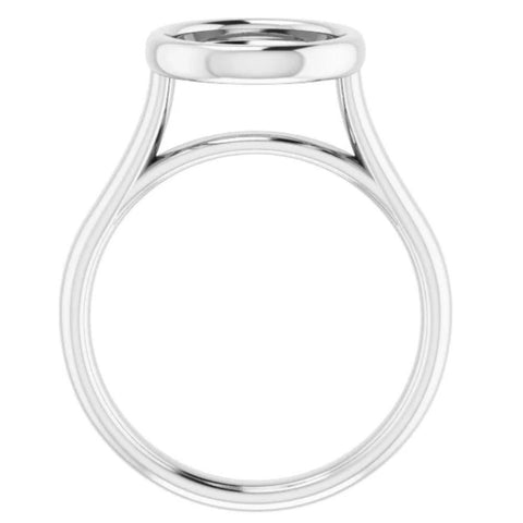 Charlotte Solitaire Bezel Ring Setting