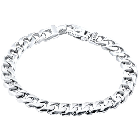 Men's Cuban Link 14k Gold (50gram) or Platinum (82gram) 9.5mm Bracelet 8.25"