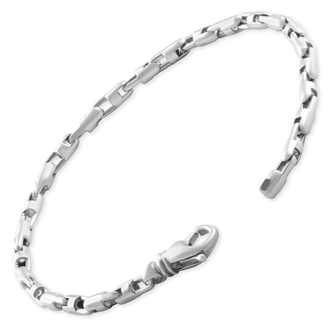 Men's 14k Gold (16gram) or Platinum (30gram) 3.5mm Link Bracelet 8.5"