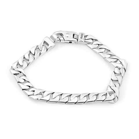 Men's solid 14k Gold (46gram) or Platinum (65gram) 9mm Link Bracelet 8.5"