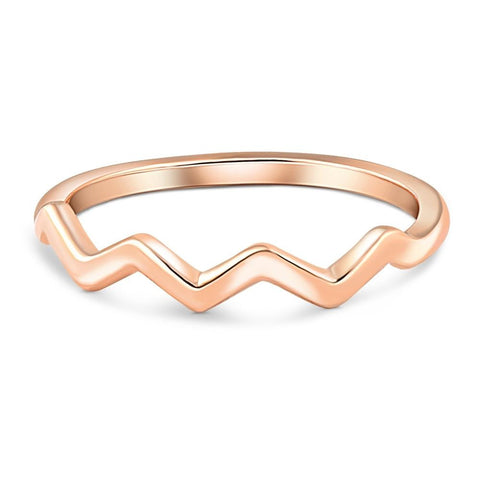 Stackable Women's Ring Wedding Band in 14k White, Rose, or Yellow Gold