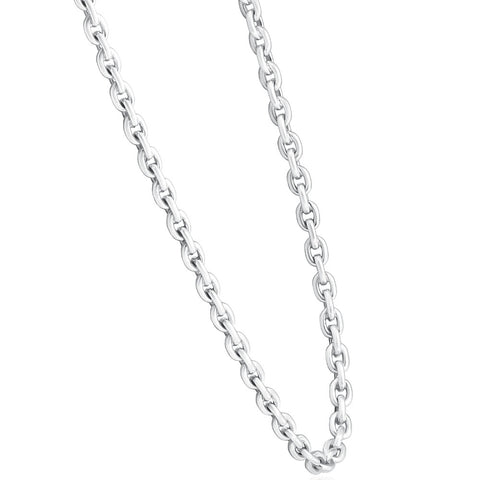 Men's 14k Gold (49gram) or Platinum (92gram) 5.5mm Link Chain Necklace 20"