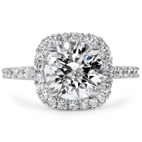 5.86ct Diamond Two Row 18k White Gold Eternity Wedding Band Ring